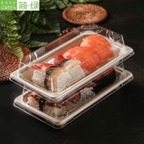 Sushi Takeaway Container Disposable With Lid For Eco Friend Food