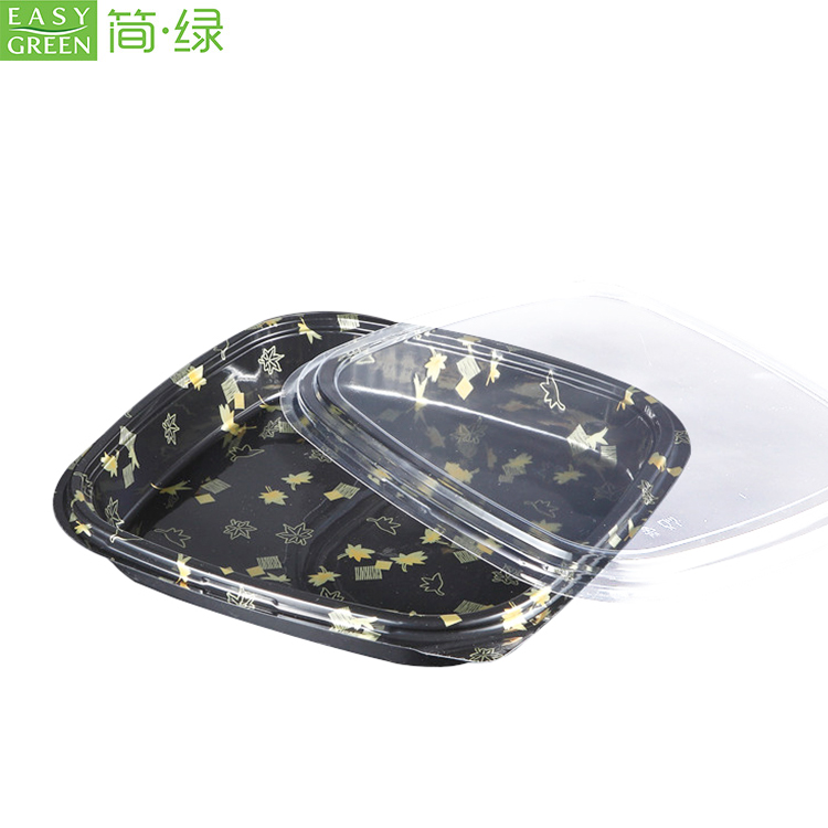 Large Round Shallow PS Plastic Sushi Tray For Party